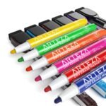 Arteza (12 Colors) Magnetic Whiteboard Markers With Eraser (Fine Tip | Pack of 24) - TheSteploBoards