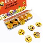 Emoji Whiteboard Magnets for Home, Office & Kitchen (Pack of 54) - TheSteploBoards