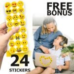Emoji Whiteboard Magnets for Home, Office & Kitchen (Pack of 54) - TheSteploBoards
