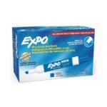 EXPO (Low-Odor | Blue) White Board Markers (Chisel Tip | Pack of 12) - TheSteploBoards