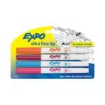 Expo (Low-Odor) Fashion Colors Whiteboard Markers (Ultra-Fine Tip | Pack of 4) - TheSteploBoards