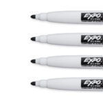EXPO (Magnetic) White Board Markers With Eraser (Fine Tip | Pack of 4) - TheSteploBoards