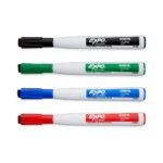 EXPO (Magnetic) Whiteboard Markers With Eraser (Fine Tip | Pack of 4) - TheSteploBoards