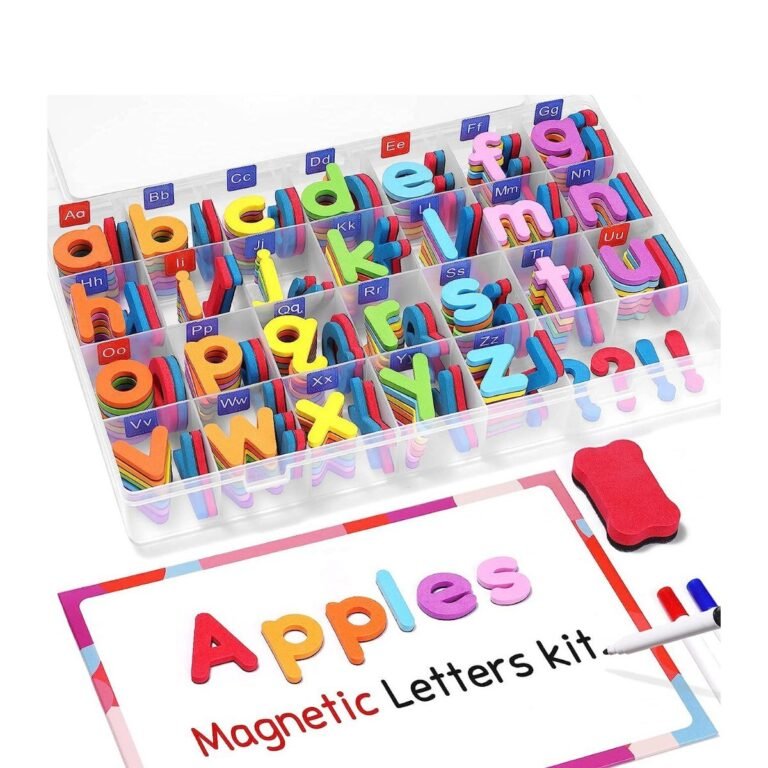 Foam (Magnetic) Alphabet Letters for Preschool Kids - (Set of 234 | Ages 3+) - TheSteploBoards