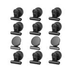 Heavy Duty Clip Magnets for Whiteboards (Black | Pack of 12) - TheSteploBoards