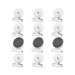Heavy Duty Clip Magnets for Whiteboards (White | Pack of 12) - TheSteploBoards
