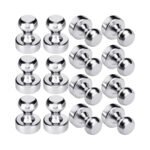 Heavy Duty Push Pin Magnets for Whiteboards (Silver | Pack of 16) - TheSteploBoards