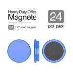 Heavy Duty Whiteboard Magnets for Work & Study (Blue | Pack of 24) - TheSteploBoards