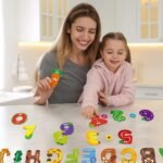 Magnetic 26 Colorful Alphabet Letters, 10 Numbers & 3 Symbols - (Set of 39 | Ages 3+) - TheSteploBoards