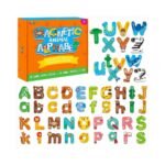 Magnetic Alphabet, 26 Uppercase & 26 Lowercase Letters - (Set of 52 | Ages 3+) - TheSteploBoards