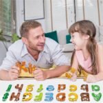 Magnetic Alphabet, 26 Uppercase & 26 Lowercase Letters - (Set of 52 | Ages 3+) - TheSteploBoards