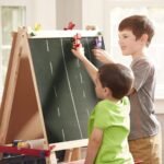 Melissa & Doug (2-Sided) Art Easel for Kids 3-7 Years Old (27 x 47 Inch) - TheSteploBoards