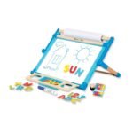 Melissa & Doug (Magnetic) Double-Sided Tabletop Easel - 42 Pieces Set (18 x 21 Inch) - TheSteploBoards
