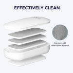 Replaceable (Magnetic) White Board Duster, 4 Pads (White | Pack of 1) - TheSteploBoards