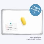 Replaceable (Magnetic) White Board Duster, 4 Pads (Yellow | Pack of 1) - TheSteploBoards