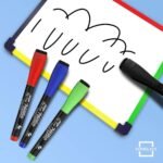 Scribbledo (Magnetic) Whiteboard Markers With Eraser (Fine Tip | Pack of 4) - TheSteploBoards