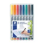 STAEDTLER (Refillable) Whiteboard Markers (Ultra-Fine Tip | Pack of 8) - TheSteploBoards
