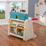 Step2 Flip & Doodle Desk with Stool Easel for Kids of 3-8 Years Old (24 x 26 Inch) - TheSteploBoards