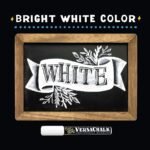 VersaChalk (3mm/ Fine Tip) White Chalkboard Chalk Markers (Pack of 4) - TheSteploBoards