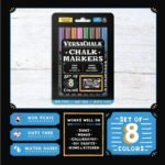 VersaChalk (Metallic/ Fine Tip/ 3mm) Liquid Chalk Markers (Pack of 8) - TheSteploBoards