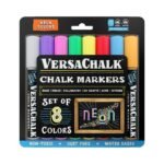 VersaChalk (Neon/ Bold Tip/ 5mm) Liquid Chalk Markers (Pack of 8) - TheSteploBoards