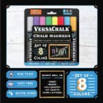 VersaChalk (Neon/ Bold Tip/ 5mm) Liquid Chalk Markers (Pack of 8) - TheSteploBoards