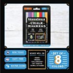 VersaChalk (Neon/ Fine Tip/ 3mm) Liquid Chalk Markers (Pack of 8) - TheSteploBoards
