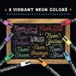 VersaChalk (Neon/ Fine Tip/ 3mm) Liquid Chalk Markers (Pack of 8) - TheSteploBoards